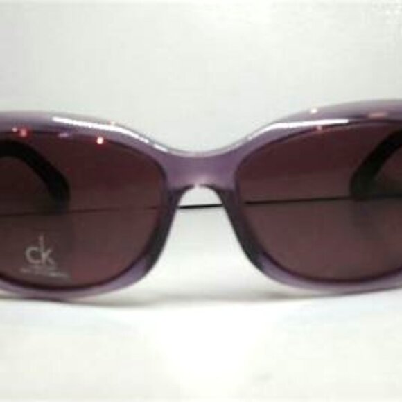 Calvin Klein Women's 3131S/56 Purple Translucent Sunglasses - Picture 2 of 4